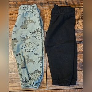 Garanimals Baby Boy Fleece Lined Pants Size 12M (Set Of 2)